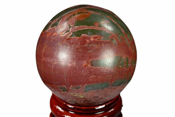 Polished Cherry Creek Jasper Sphere - China #116215